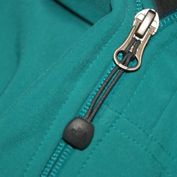 NORTH FACE  Green Zip-Up Soft Shell Jacket sz M - Picture 5 of 7